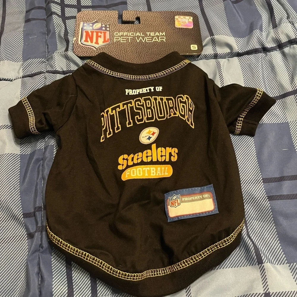 NWT Pets First Pittsburgh Steelers T-Shirt, Small NFL